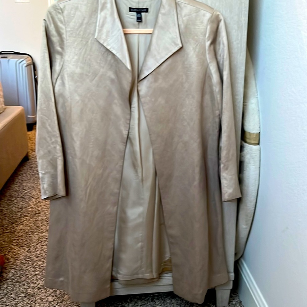 Eileen Fisher Silk Linen Coat